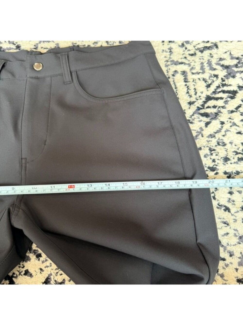 State & Liberty Athletic Fit Stretch Chino Pants , Black Men's Size 31 K65 - Picture 10 of 11